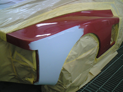 フェラーリテスタロッサの鈑金塗装の修理5