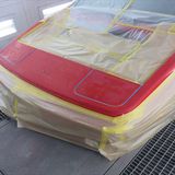 ロータスのエスプリ（E-82HI）：傷の修理方法と費用　フロント周りの修理費用、塗装　作業工賃200,000円／合計金額（税込）216,000円