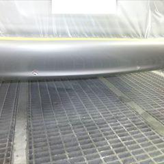 ジャガーのソブリン（GH-J13LB）：傷の修理方法と費用　リアバンパーの修理費用　作業工賃30,000円／合計金額（税込）32,400円