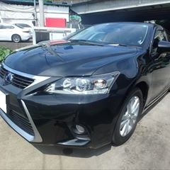 レクサスのCT（DAA-ZW10）：傷の修理方法と費用　フロントバンパー修理、塗装　作業工賃68,000円/合計金額（税込）73,440円