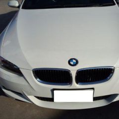 BMWの3シリーズ（ ABA-WA20） 　：傷の修理方法と費用　フード板金塗装　工賃50,000円