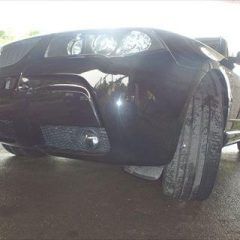 BMWのX3 GH-PA25　：傷の修理方法と費用　フロントバンパー修理費用　工賃70,000円