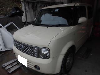 2007 Nissan Cube BZ11 のフロント左ドア車・バイク・自転車