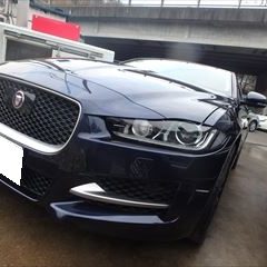 ジャガーのXE（LDA-JA2NA）：傷の修理方法と費用　フロントバンパー修理、塗装　作業工賃100,000円/合計金額（税込）108,000円