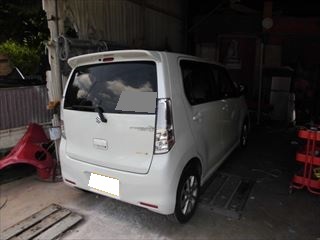 H25年 MH34S ワゴンＲスティングレー 右前/フロントドア カラーZJ3 中古品　即決 733872 スズキ ワゴンRスティングレー フロント助手席側ドア交換 キズへこみ