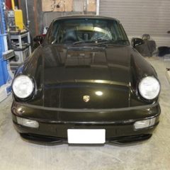 ポルシェの911ターボ（964型）:オールペイントとガラスコーティング