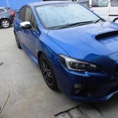 スバルのWRXSTI（CBA-VAB）：傷の修理方法と費用　フロントバンパー、リアバンパー修理、塗装　作業工賃80,000円/合計金額（税込）86,400円