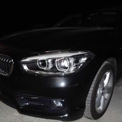 BMWの1シリーズ（DBA-1R15）：傷の修理方法と費用　フロントバンパー修理、塗装　作業工賃50,000円/合計金額（税込）54,000円