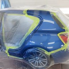 BMWのX1（ABA-VL18）：傷の修理方法と費用　左フェンダー板金塗装　合計金額（税込み）81,000円