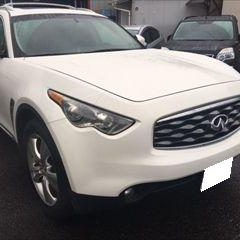 日産のINFINITI：傷の修理方法と費用　フロントバンパー右修理費用、塗装　作業工賃38,000円／合計金額（税込）41,040円