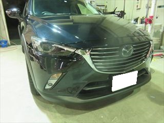 マツダのCX-3（LDA-DK5FW）：傷の修理方法と費用 右リアサイド