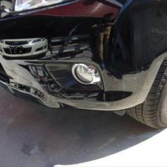トヨタのランドクルーザープラド（CBA-TRJ150W）：傷の修理方法と費用　フロントバンパー修理費用　作業工賃40,000／合計金額（税込）43,200円