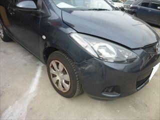 デミオ DEJFS フロントバンパー 28W 修理塗装ベースに DE3FS DE3AS DE5FS デミオ DJ5FS マツダ フロントバンパー塗装修理 フロントバンパー キズ