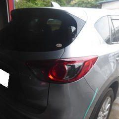 マツダのCX-5（LDA-KE2AW）：傷の修理方法と費用　リアバンパー修理費用、塗装　作業工賃25,000円/合計金額（税込）27,000円