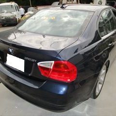 BMW 3シリーズ（ABA-VB23）リアバンパー交換 リアバンパーリーンホースメント修理　