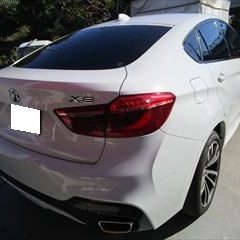 BMW X6（DBA-KU30）修理方法と費用　リアバンパー 傷 板金塗装工賃込み（税込）55,000円