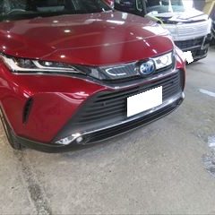 【TF作業中】トヨタ・ハリアー（6AA-AXUH80）：傷の修理方法　右フロントドアパネル、右フロントドアバイザの交換、塗装